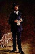 Edouard Manet Portrat des Gilbert-Marcellin Desboutin oil painting artist
